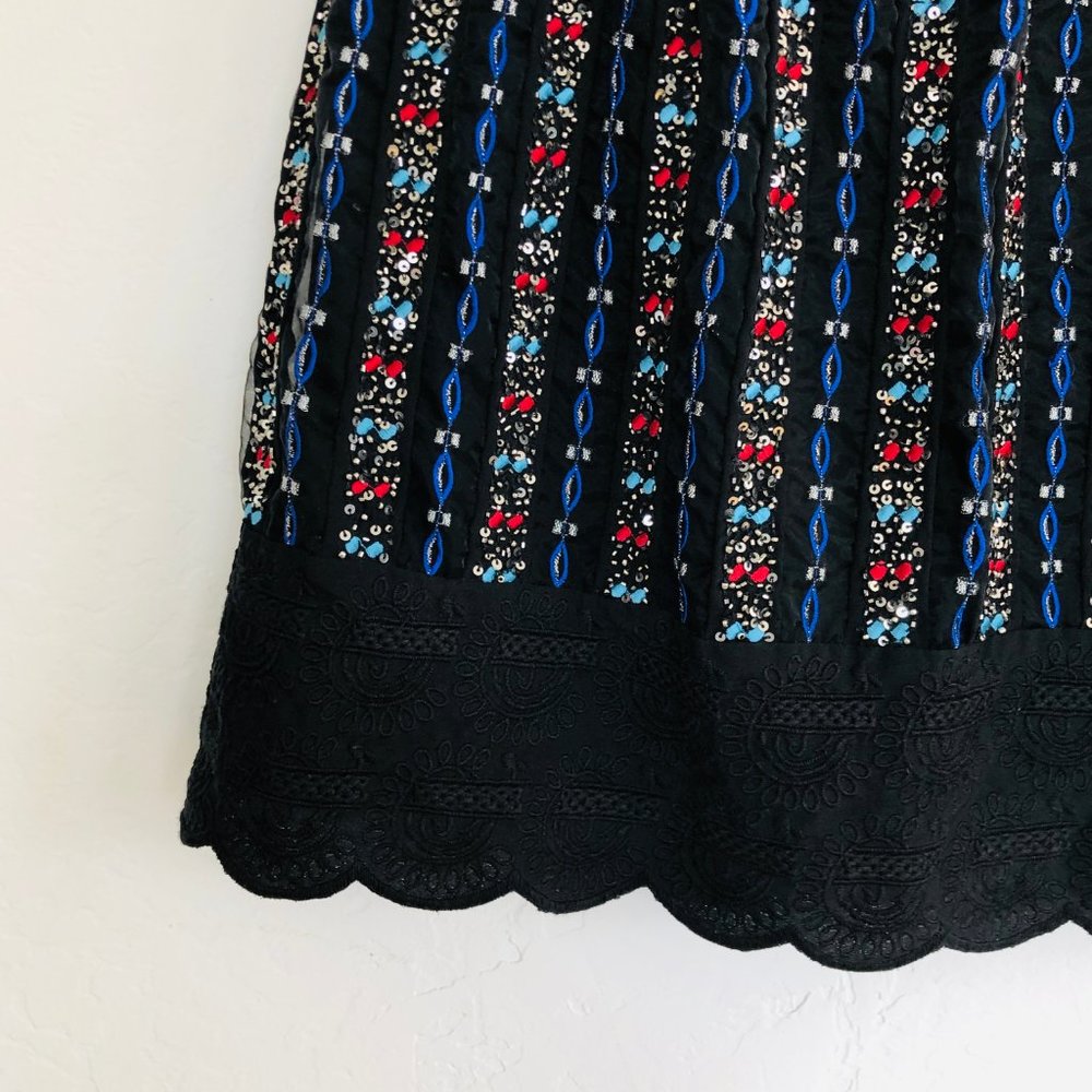 Bead and Sequin Club Monaco Mini Skirt - Picture 3 of 11